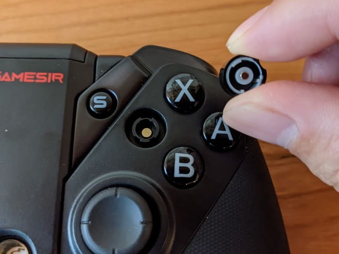 『GameSir G4 Pro』のABXYボタン